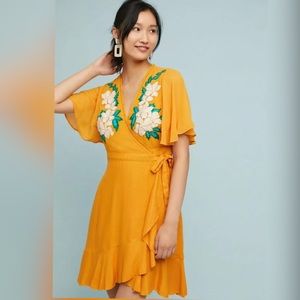 Cleobella Wrap Dress Anthropologie size XS $135